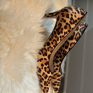 Leopard print high heel shoe by Jessica Simpson